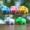 Elephant Miniature Animal Model Pvc Toy For Kids Sensory Play And Home Decor