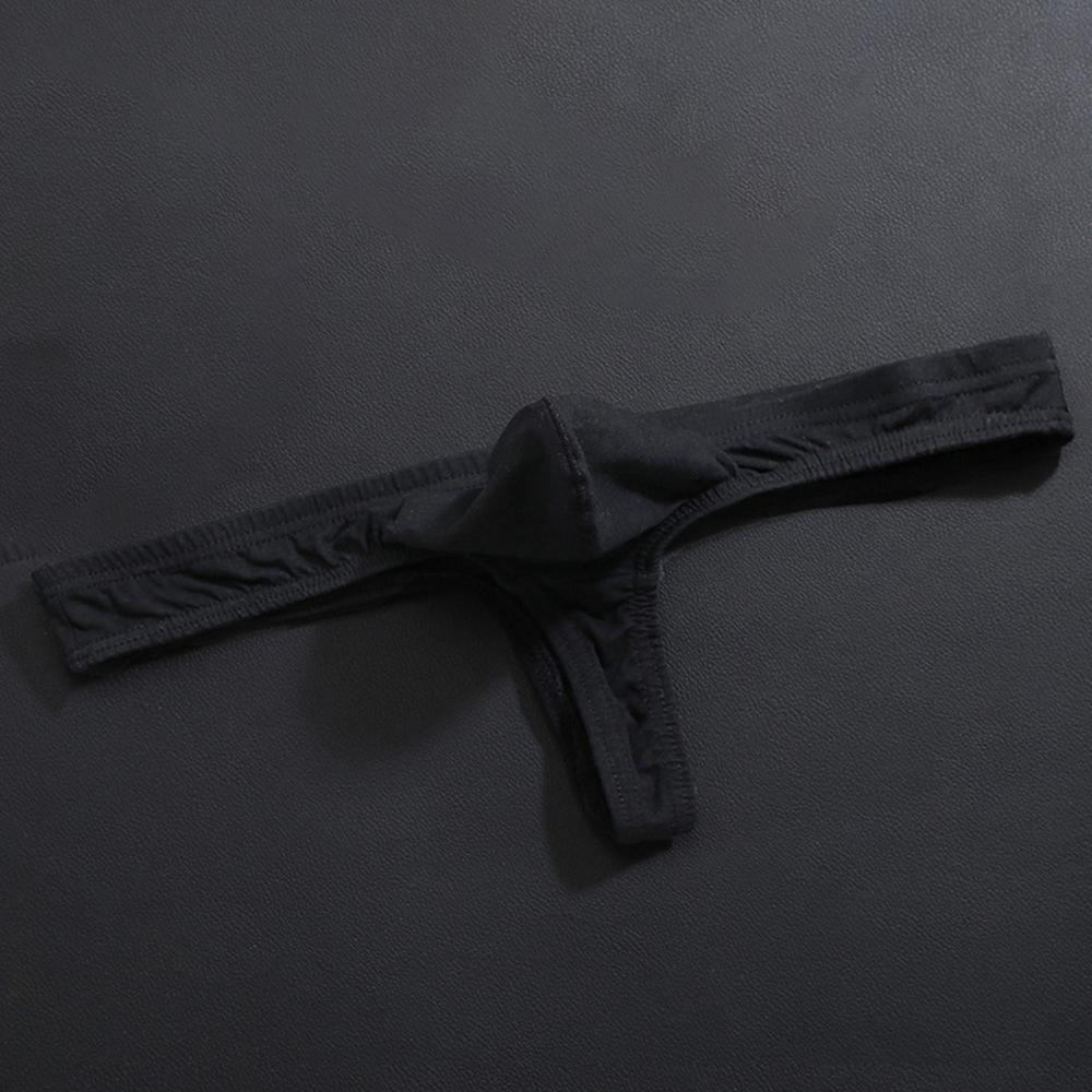 Mens Sexy Cotton Thong Underwear Low Rise Stretch  G-String T-Back Briefs