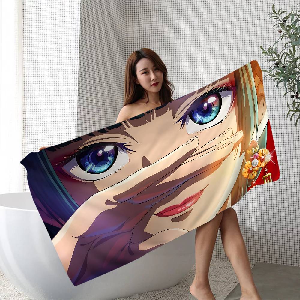 Popular Anime The Apothecary Diaries Beach Towel Bath Towels For Girl Microfiber Quick Dry Sand Free Beach Spa Gym Pool