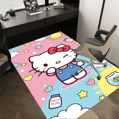 1pc Hello Kitty Milk Carpet Office Rug Outdoor Mat Home Decor Area Carpet Festival Gift