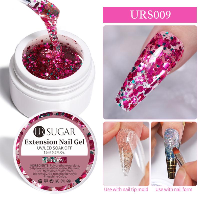 Phototherapy Glue, Manicure Glitter, Sequin Quick Extension, Paper Tray-Free Crystal Extension Glue