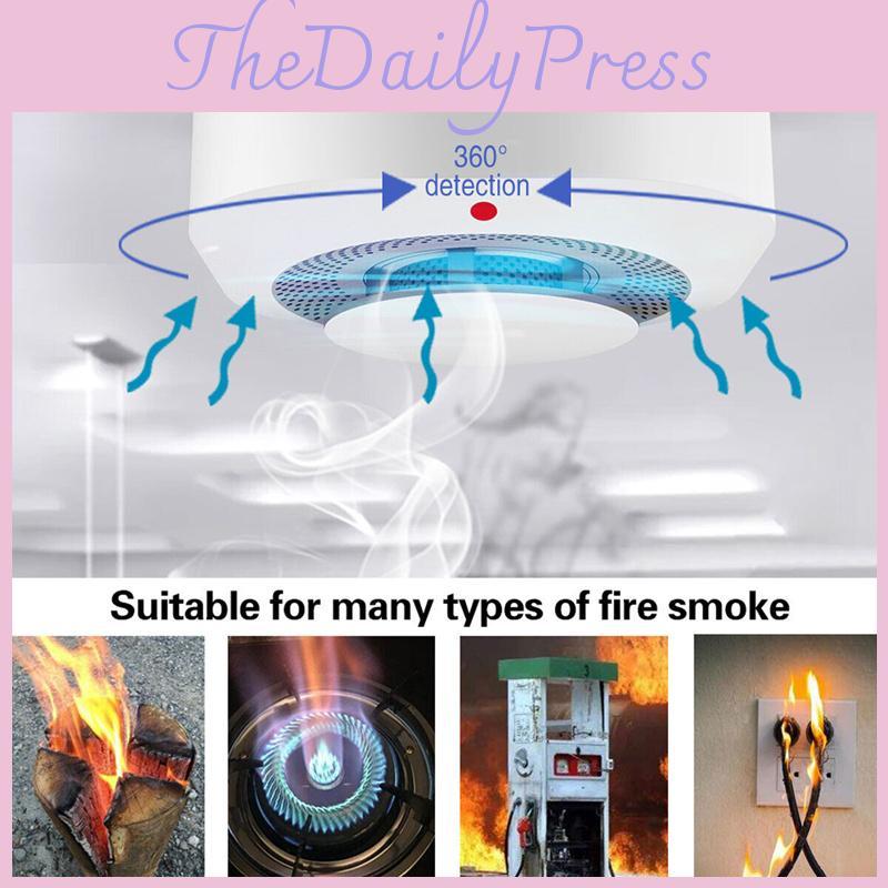 Alarmă detector de fum fără fir pentru uz casnic și comercial