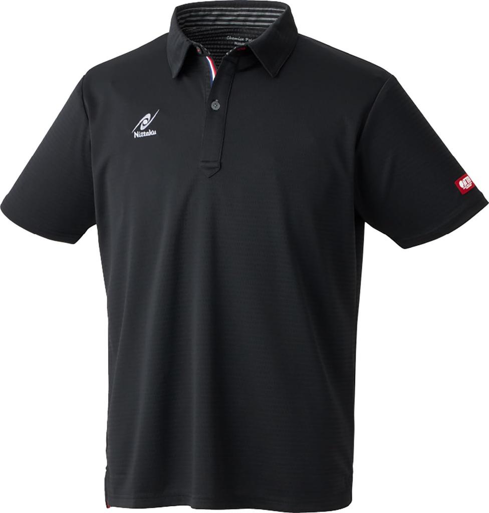 Nittaku Table Tennis Game Officially Approved by the Japan Table Tennis Association Chemise Polo Size 2XO Shirt, (JTTA), Unisex, Moisture-Wicking,