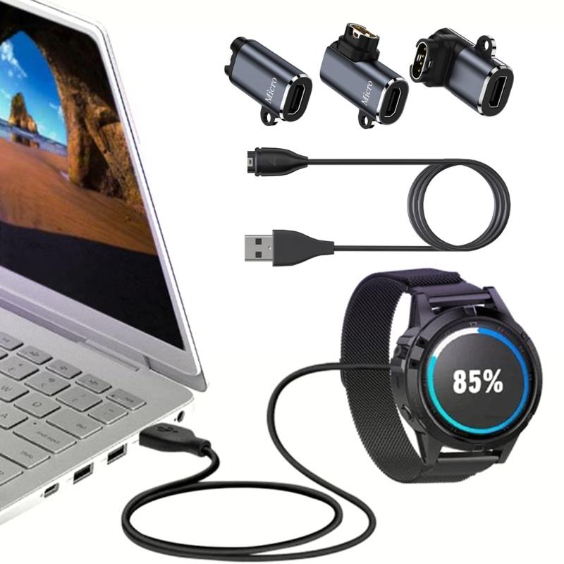 Easy To Carry USB C Smartwatch Charger Adapter For 7 6S 6 5S 5 955 965 45 45S 245, Complete With Dust Covers And Lanyard