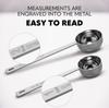 1PC Stainless Steel Coffee Bean Scoop 15/30ML Measuring Scoop Weighing Powdered Milk Coffee Powder Spoon Kitchen Accessories