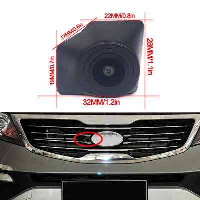 HD CCD Car Front View Parking Night Vision High Quality Positive Waterproof Logo Camera For Kia Sportage R 2011 2012 2013