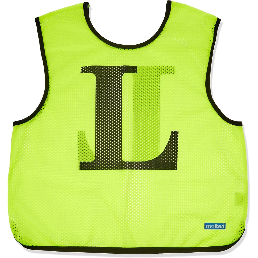 Molten Libero Game Vest GB0013-LL Fluorescent Lemon Color Size LL