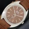 VINTAGE HMT KOHINOOR HAND-WINDING INDIAN MENS BROWN COLOR DIAL WATCH A440923-4 HT-a440923