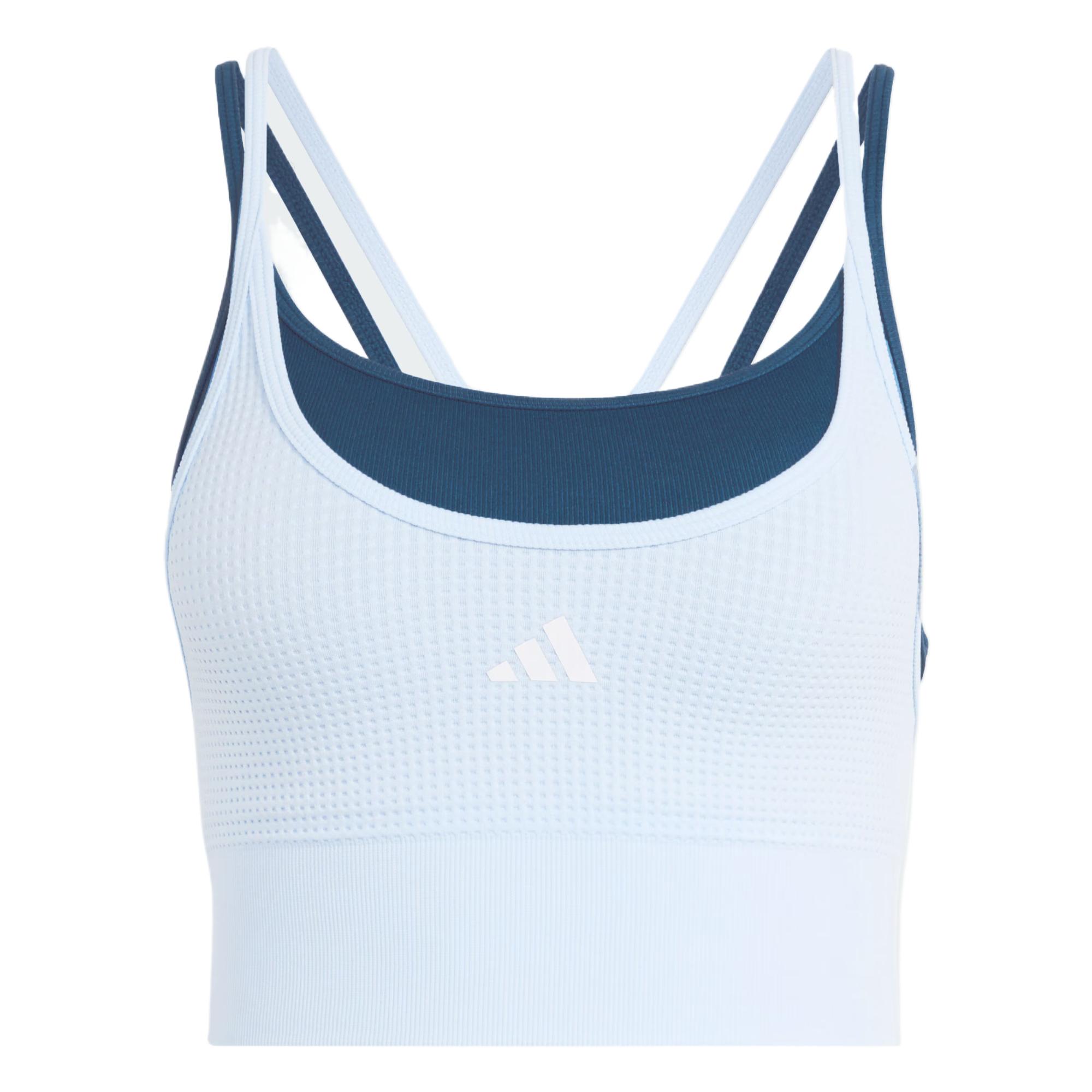 Adidas Yoga Tank Tops Women s Crystal Blue/Mixed Ink Blue Other KQ5239 XL