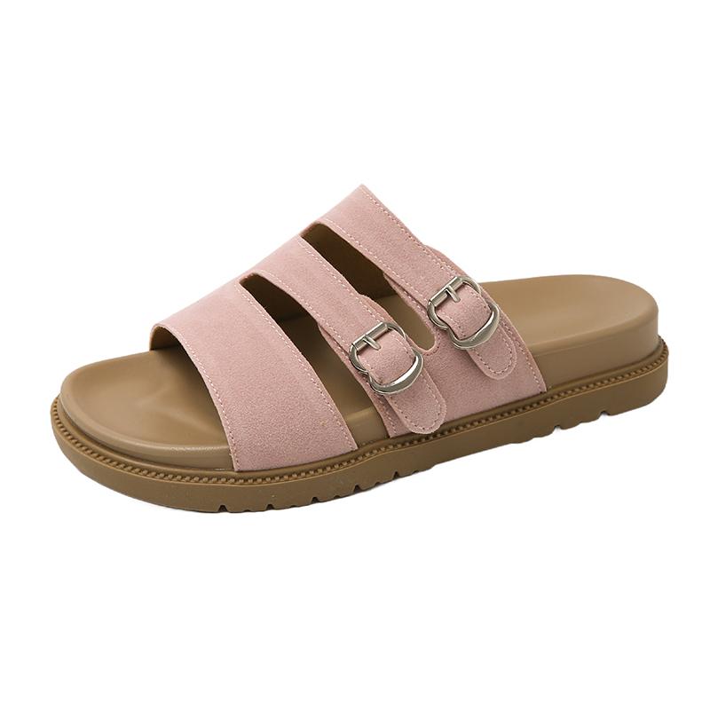 Fashion Flats women Sandals Platform Shoes Woman Casual Loafers Summer 2025 trend Slingback Walking Shoes Comfort Sandalias De Mujer