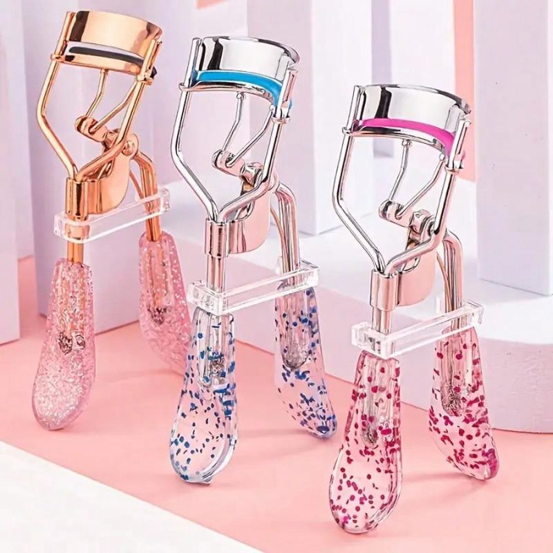 Premium Shiny Eyelash Curler - Provides Quick And Natural Curling, Long-Lasting Lift And Growth. Includes An Eyelash Curler And Makeup Tool