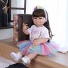KEIUMI 55cm Reborn Girl Doll Full Silicone Vinyl Bathe Newborn Baby Doll Toy Christmas Gifts Early Educational Playmate