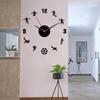 Football-Themed DIY Luminous Wall Clock for Living Room & Bedroom Decoration