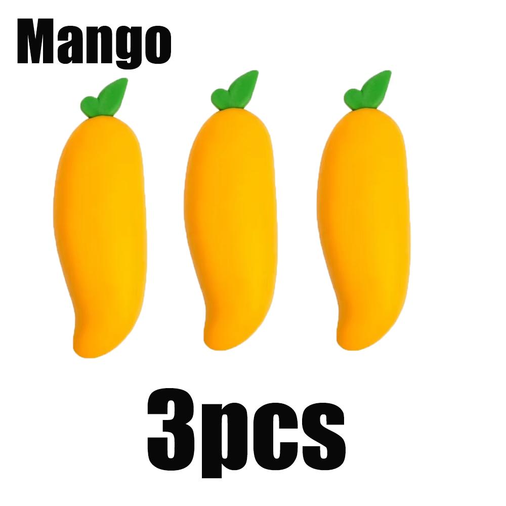 1/3pcs Multi-Function Fruit Erasers School Supplies Stationery Gifts Writing Drawing Correction Supplies Soft Pencil Erasers