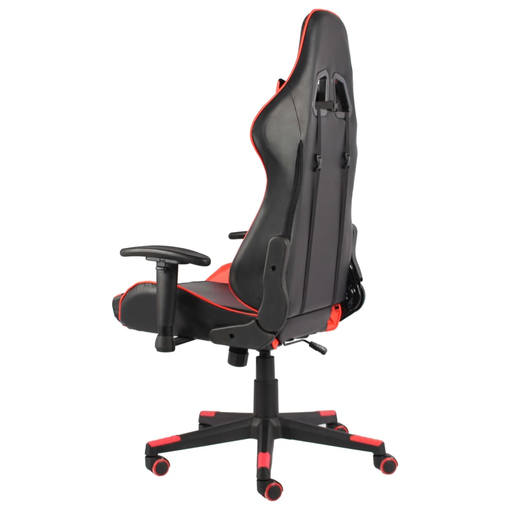 Gaming Chair Swivel Red PVC