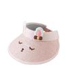 Children's Summer Sun Hat with UV Protection - Breathable, Large Brim, Cute Cartoon Design