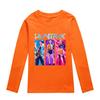K Pop Demon Hunters Long Sleeve T-shirts Rumi Mira Zoey Autumn Children Clothing Cute Print Tops Gift Children's Boy and Girl Kids Unisex T-shirts