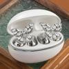 Schmetterling Glänzender Diamant Zirkon Kopfhörer Clip Design DIY Personalisierte Accessoires