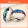 Mood 2pcs Ring Fine Jewelry Color Change Emotion Feeling Mood Ring Changeable Band Temperature Ring