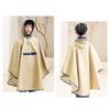 Comfortable Cloak-style Raincoat Breathable Students Rain Jacket School Rain Gear  Outdoor