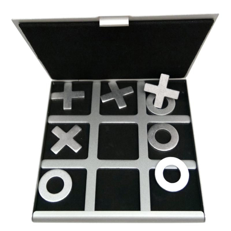 

Tic Tac Toe Lightweight Cognitive Toy OX Chess Educational Toy Puzzle Board Game 1