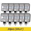 Car LED Work Light Combo Beam 3030 SMD 87 Watts Super Bright Flood Spot 6500K DC 12-24 Volts Spotlights Truck 4x4 4WD