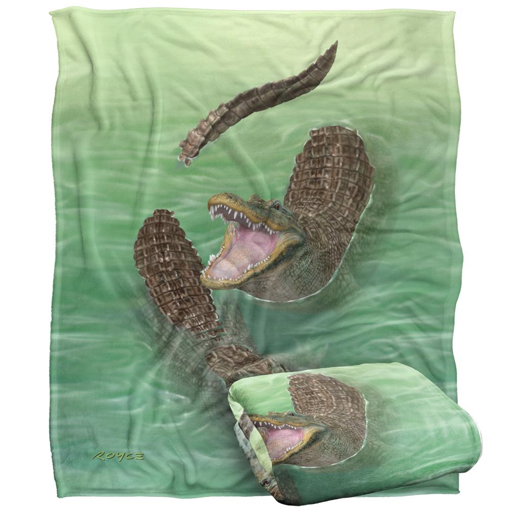 Royce McClure Silky Swamp Alligatoren Superweiche Decke