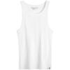 Minimalist Logo Ribbed Sweet And Spicy Slim Fit T-Shirt Women Tops Moonlight-White J223104