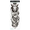 Waterproof Full Arm Tattoo Sticker - Trendy Floral Design