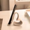 1pc Heart-Shaped Phone Stand, 3D Printed Universal Mobile& Tablet Holder, Multi-Color Elegant Desktop Organizer for Home, Office, Party Decor