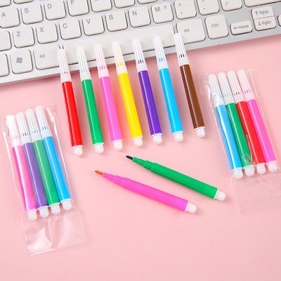 Stylos Graffiti DIY pour Enfants 4 Couleurs 6 Couleurs Mini Stylos Aquarelle Fournitures de Peinture Jouets Accessoires Pinceau Graffiti