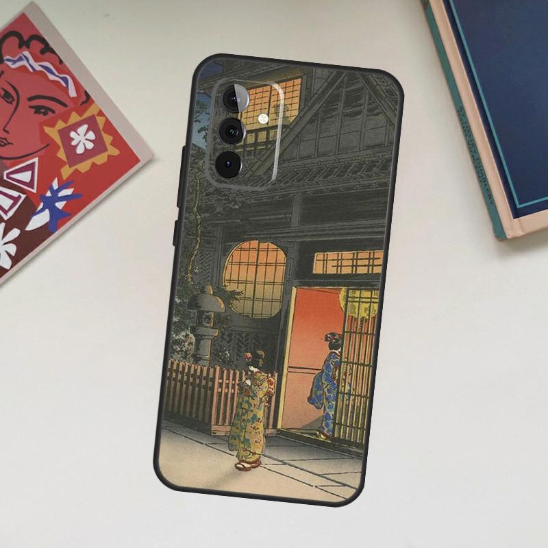 

Japanese Style Ukiyo-e Art Case For Samsung Galaxy A13 A53 A33 A23 A06 A56 A16 A36 A55 A35 A17 A54 A34 A14 A52 A32 A15 Samsung A22 4G