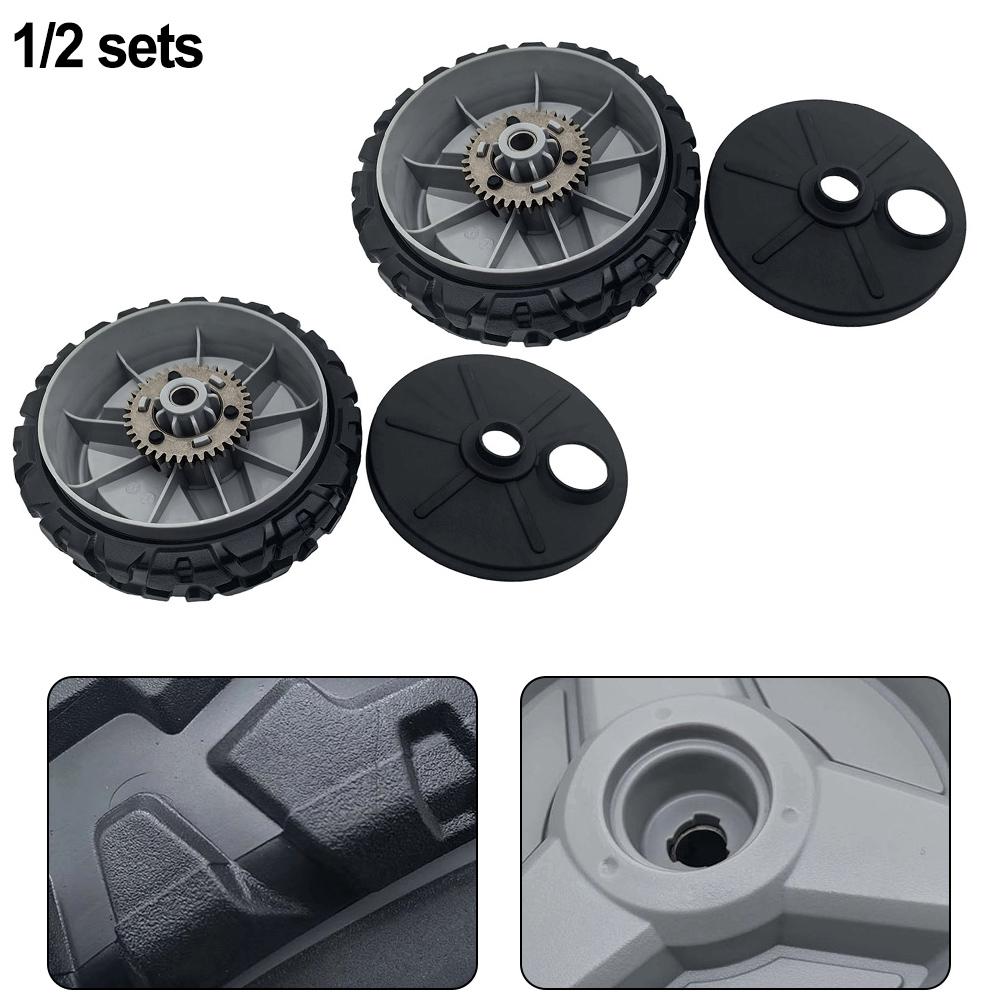 For Poulan For HU700AWD Lawn Mower Wheels Yard Mowing 2 4 Drive Wheels Replacement Parts Tool Part Seamless Integration