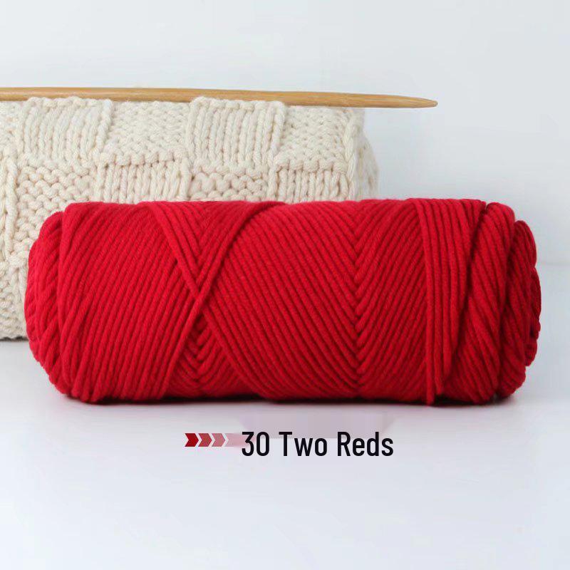 8-Strand Lover's Cotton Wool Yarn for Handmade Knitting: Soft DIY Scarf or Hat Acrylic Yarn