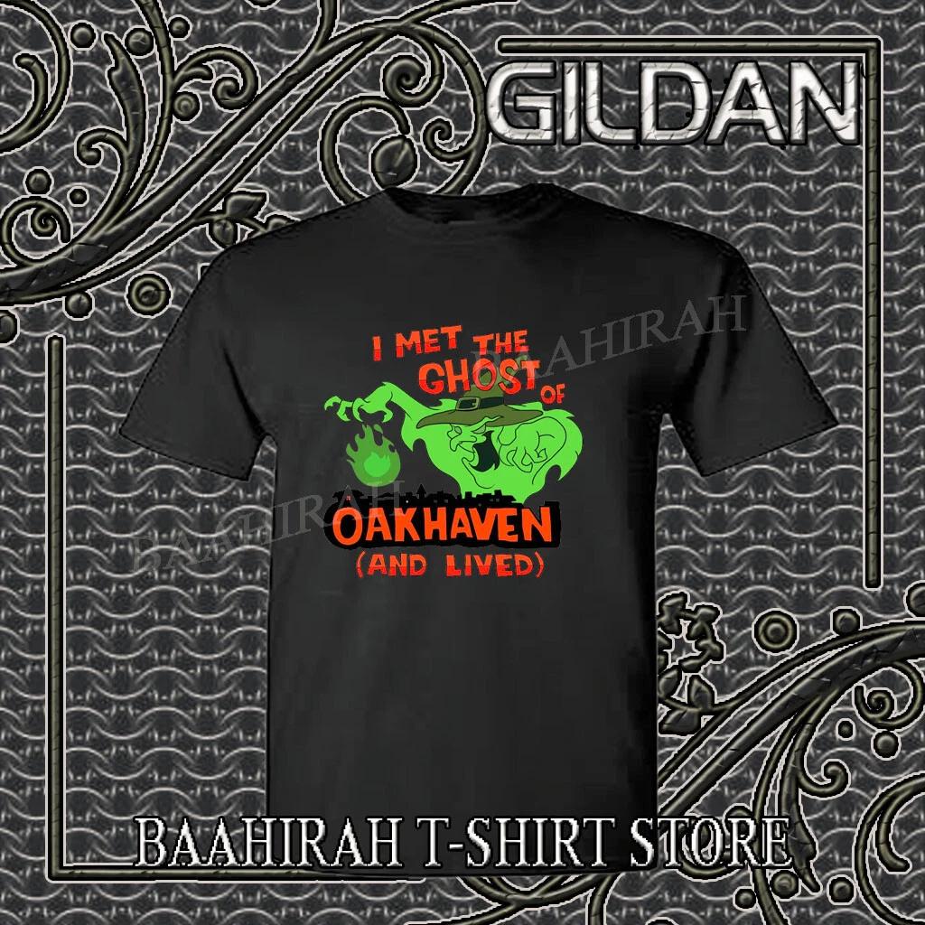 New Shirt Met the Ghost of Oakhaven and Lived Logo Funny T-Shirt Size S to 5XL XL