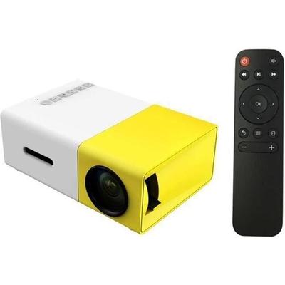 Fw1S Yg300 LED Projektor 1080P Projektionsmaschine Mit USB HDMI AV Micro SD Port Mini Taschenfernbedienung H03F97