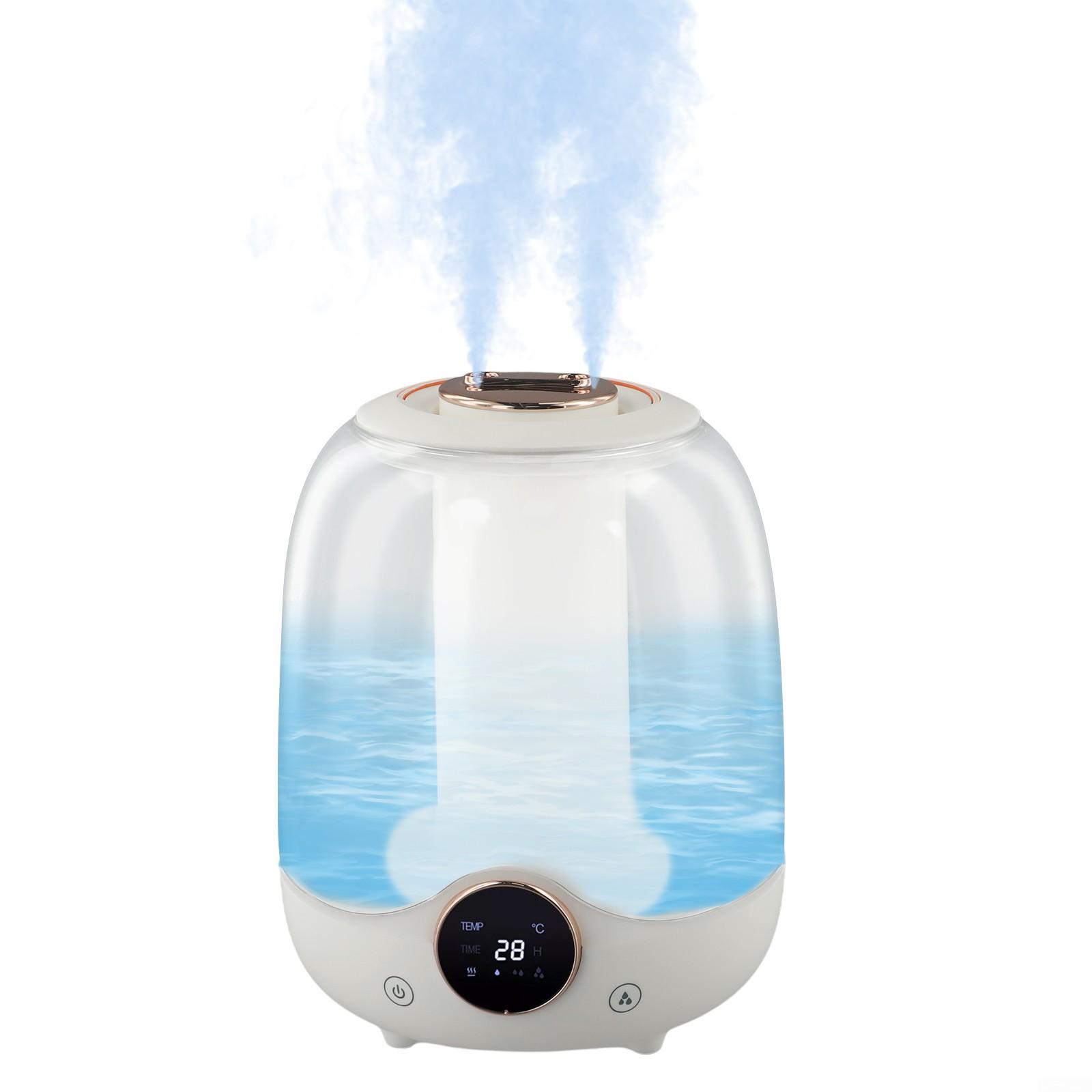 

Пар от увлажнителя воздуха устраняет различные неприятные ощущения