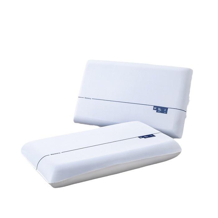 Yunduo Deep Sleep Memory Foam Pillow Double Core Home Cervical Support Zero Pressure Slow Rebound K80 Bread Pillow