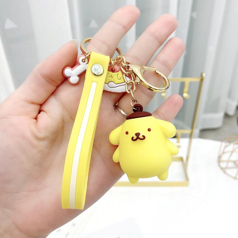 Cartoon Frog Keychain Cute Couple Bag Pendant Creative Gift Single pack