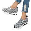Autumn new thick-soled round head inner height increase large size women's shoes casual sports single shoes women