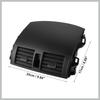 Car Air Vent Panel Assembly Front Center Dashboard A/C Outlet Vent Panel Fit for Toyota Corolla - Pack of 1 Black Replacement Car Parts