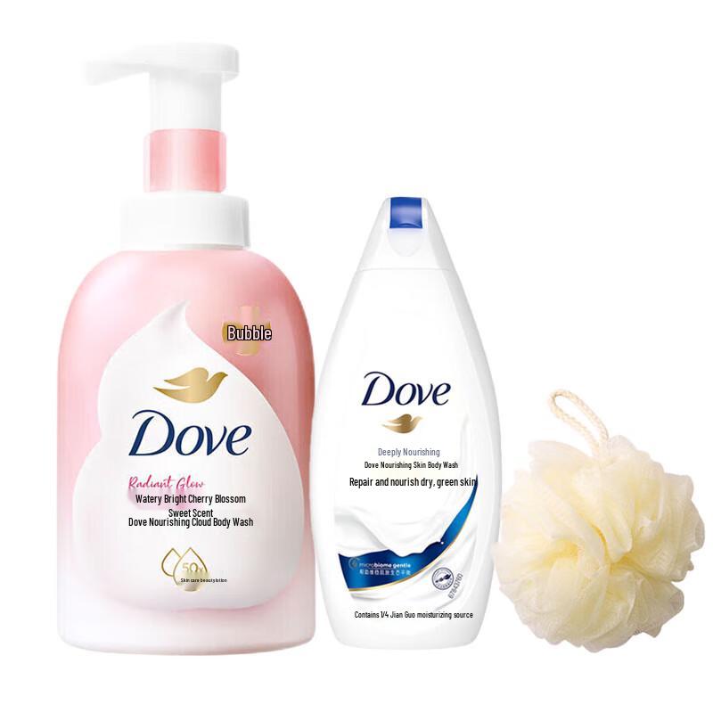 DOVE Cherry Blossom Shower Foam Set