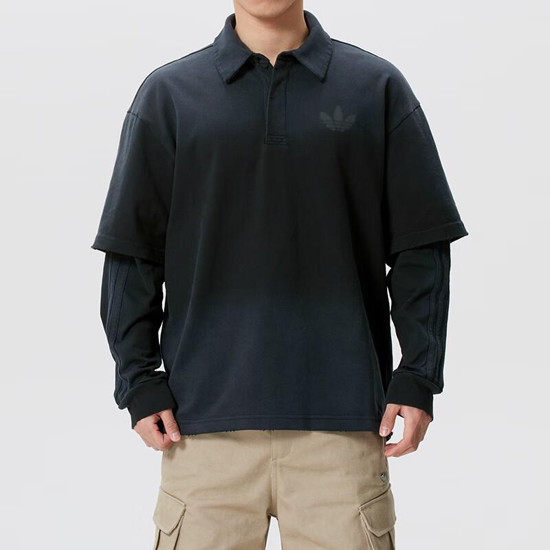 Adidas Men s KR5053 Long-Sleeve Polo Shirt L