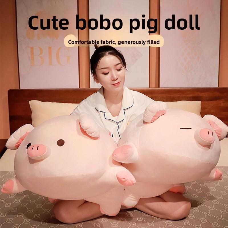 Super Soft, Big, Cuddly Pig Plush Toy for Girls, Perfect for Sleeping and As A Decorative Pillow