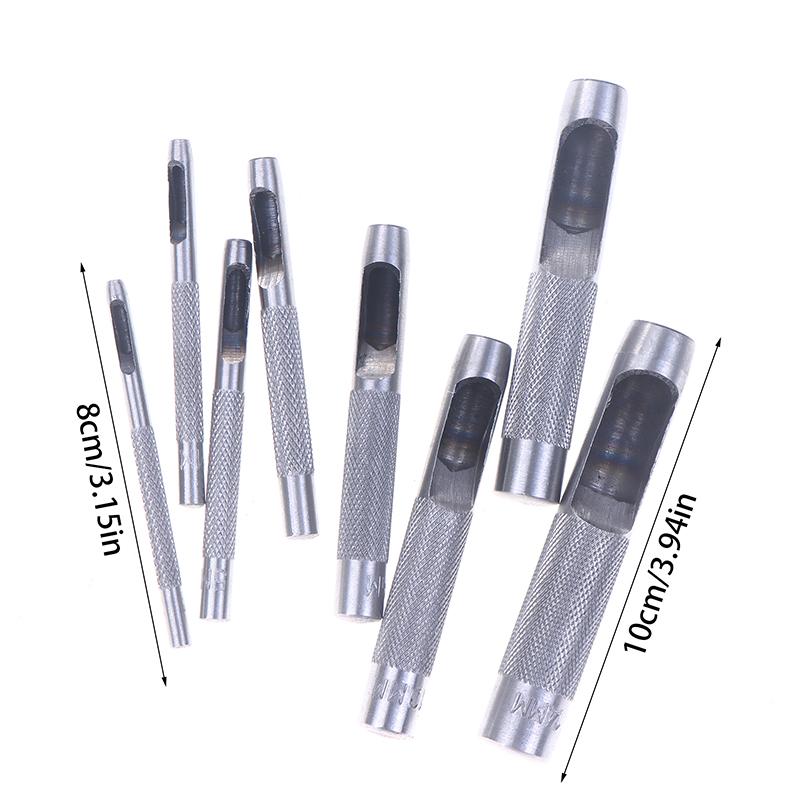 1Pc Punching Leather 3-25Mm Hole Punch Round Steel Leather Craft Hollow Hole Punch For Metal Gaskets Leather Plastic Rubber