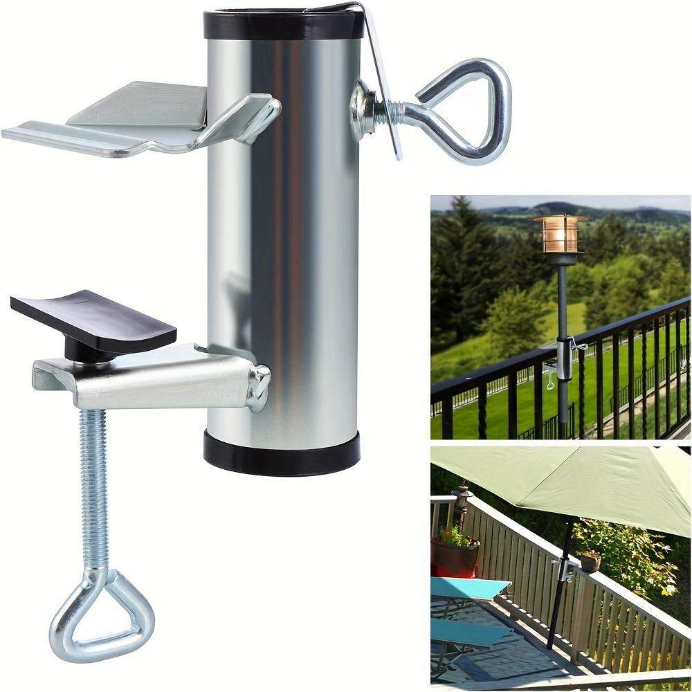 1pcs Outdoor Terrace Umbrella Clip Deck Bench Partner Frame Fixed Clip Railing Boat Pole Fence Wild Dining Table Fixed Fixture