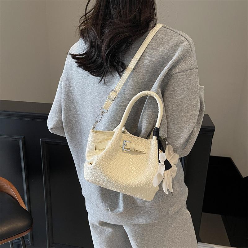 Temperament Fortgeschrittener Sinn Handtrage Gemüsekorb Tasche Damen Trend Textur Vielseitige Schulter Messenger Bag