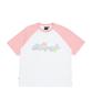 MARK GONZALES Women'S Raglan Vintage Graphic T-Shirt - White