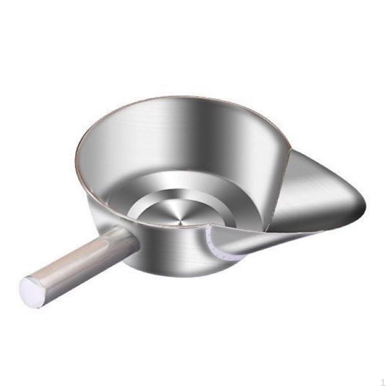 

Коммерческий совок для попкорна, мешок для картофеля фри, левая ручка из нержавеющей стали для ресторанов 18cm Left Handed