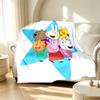 Cartoon animation Pattern Blanket for Home Decoration, Bed, Sofa, Car Travel, Camping, Suitable for All Seasons, Birthday Christmas Gift